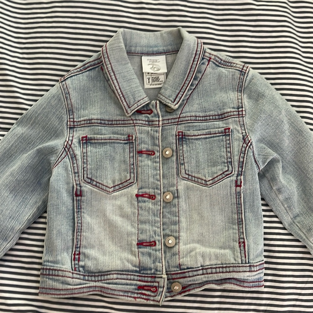 Disney Minnie Mouse hand painted denim jacket